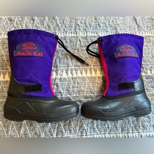 Arctic Cat girl’s  size 2 purple pink winter snow boots